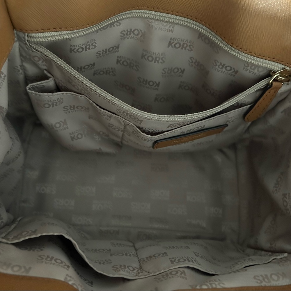 Michael Kors Tan Satchel with Gold Hardware - Picture 11 of 11
